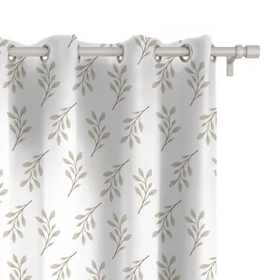 Zasłona dla dzieci BUNNY BLISS wzór D248 | gałązki 150 x 160 cm tkanina zaciemniająca - Firany i zasłony dla dzieci - miniaturka - grafika 1