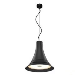 SLV SPOTLINE SKIRTMEDIUM LED wisząca czarna 1000436 - Lampy sufitowe - miniaturka - grafika 1