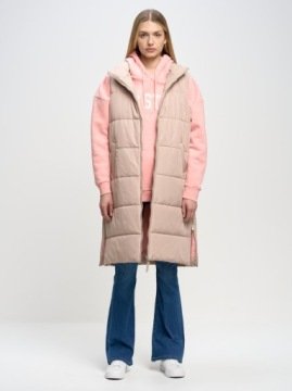 Big Star Kamizelka Damska Beżowa Nemuna 801 S