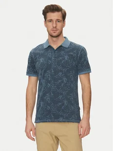 Blend Polo 20718251 Niebieski Regular Fit - Koszulki męskie - miniaturka - grafika 1