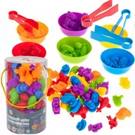 Zabawki zręcznościowe - Dinozaury do nauki kolorów i liczenia 1006044 Norimpex - miniaturka - grafika 1