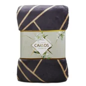 Narzuty - Domarex Pled CARLOS szary 150 x 200 cm - miniaturka - grafika 1