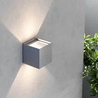 Lampy ścienne - MCJ Lampa ścienna Zuza 2, kolor aluminium, metal, cztery skrzydła, 10 cm, G9 - miniaturka - grafika 1