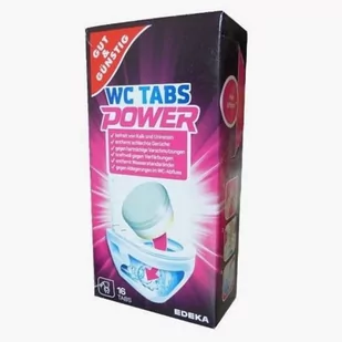 G&G Wc Power Tabs Tabletki czyszczące do wc  Lemon 16tabletek - Środki do WC - miniaturka - grafika 1