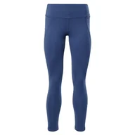 Legginsy - Damskie Legginsy REEBOK TS LUX TIGHT H54236 – Granatowy - miniaturka - grafika 1