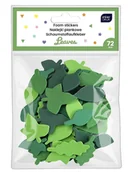 Etykiety samoprzylepne i bloki etykiet - Naklejki piankowe samoprzylepne Leaves 72 szt - miniaturka - grafika 1