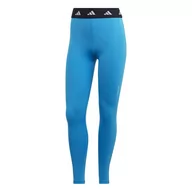 Legginsy - Legginsy damskie adidas TECHFIT 7/8 niebieskie HL6074 - miniaturka - grafika 1