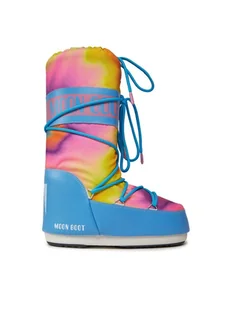 Moon Boot Śniegowce Tie Dye 14028400001 S Niebieski - Śniegowce damskie - miniaturka - grafika 1