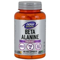 Suplementy naturalne - Now Foods CarnoSyn Beta Alanina 750 mg (120 kaps.) - miniaturka - grafika 1