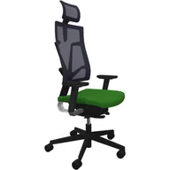 Fotele i krzesła biurowe - Fotel Obrotowy Biurowy 4ME-MESH-BL-SOFT-SEAT-HRMA-SFB1.SMV Nowy Styl - miniaturka - grafika 1