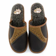 Kapcie męskie - NOWO, Pantofle męskie ocieplane papucie, rozmiar 41 - miniaturka - grafika 1