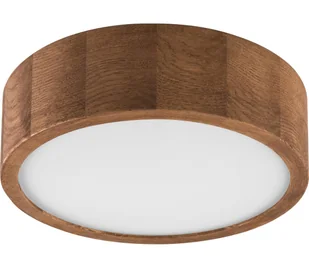 Brilagi - LED Plafon CARVALHO SLIM 1xE27/60W/230V dąb śr. 27 cm - Lampy sufitowe - miniaturka - grafika 1