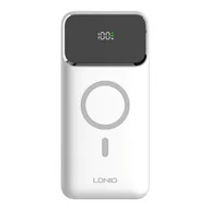 Powerbanki - LDNIO PQ12, 15W, 10000mah (biały) - miniaturka - grafika 1