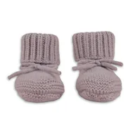 Buty dla dziewczynek - Buciki niechodki z wełny merino 100 różowe Rose 0-6 mies. - miniaturka - grafika 1