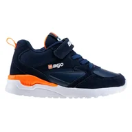 Sneakersy damskie - Dziecięce Sneakersy BEJO KINEROS JR 4681-NAVY/ORANGE – Granatowy - miniaturka - grafika 1