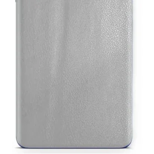 folia naklejka skórka strukturalna na TYŁ do Blackview Tab 18 - Skóra Srebrna - apgo SKINS - Akcesoria do tabletów i e-booków - miniaturka - grafika 1