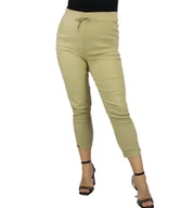 Spodnie damskie - Eleganckie damskie spodnie elastyczne cygaretki KATE-4XL/5XL - miniaturka - grafika 1
