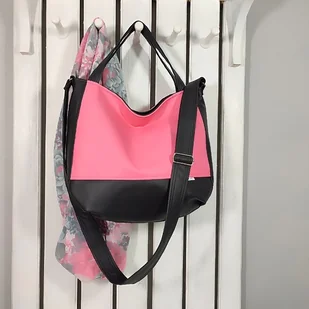 Fioletowa listonoszka, fioletowa torba 3w1, fioletowa torebka damska - Torebki damskie - miniaturka - grafika 1