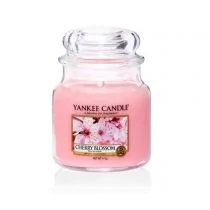 Yankee Candle Świeca zapachowa średni słój Cherry Blossom 411g 57420-uniw - Świece - miniaturka - grafika 1