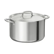 Garnki - IKEA 365+ garnek z pokrywką 10 litrów stal - miniaturka - grafika 1