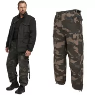 Odzież taktyczna i umundurowanie - Spodnie Długie Męskie BRANDIT M65 Vintage - Darkcamo - miniaturka - grafika 1