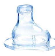 Kubki dla dzieci - Nuby Silikonowy ustnik niekapek szeroka szyjka 2szt - miniaturka - grafika 1
