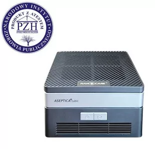 Oczyszczacz powietrza ASEPTICA CUBIC czarny z filtrem i lampą UV-C Oczyszczacz powietrza ASEPTICA CUBIC czarny z filtrem i lampą UV-C - Akcesoria medyczne - miniaturka - grafika 1