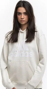 Adidas Bluza damska adidas Essentials Big Logo Regular Fleece beżowa IM0252 L - Bluzy damskie - miniaturka - grafika 1