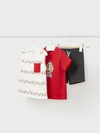 Koszulki i topy damskie - Mayoral Komplet t-shirt, top i spodenki 1644 Kolorowy Regular Fit - miniaturka - grafika 1