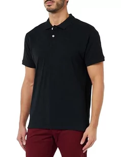 Pepe Jeans Męska koszulka polo Vincent N, czarny (czarny), XL - Koszulki męskie - miniaturka - grafika 1