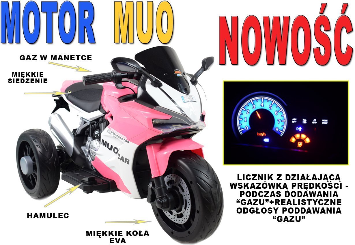 SUPER-TOYS MOTOR ŚCIGACZ