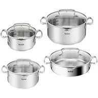 Zestawy garnków i patelni - Zestaw garnków TEFAL Duetto+ G719S855 (8 elementów) - miniaturka - grafika 1