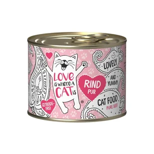Love is where a cat is® z czystą wołowiną 200g - Mokra karma dla kotów - miniaturka - grafika 1