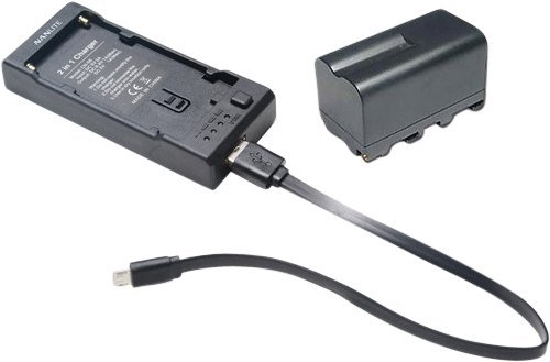 Akumulator Nanlite Zestaw Nanlite Battery 4500mah NP-F z ładowarką CN-58