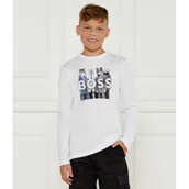Koszulki dla chłopców - BOSS Kidswear Longsleeve | Regular Fit - miniaturka - grafika 1