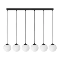 Lampy sufitowe - Martin lampa wisząca 6-punktowa czarna 4912 - miniaturka - grafika 1