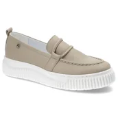 Półbuty damskie - Nessi, Półbuty, 22159 Beż 122, rozmiar 39 - miniaturka - grafika 1