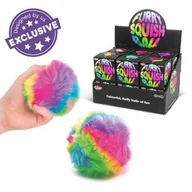 Zabawki sensoryczne - Tobar, Piłeczka antystresowa Scrunchems Furry Squish Ball - miniaturka - grafika 1