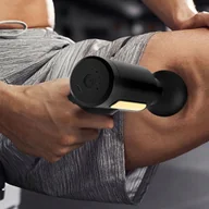 Masażery - PISTOLET DO MASAŻU MASSAGE GUN MASAŻER PLECÓW zestaw + Głowica masująca*4 - miniaturka - grafika 1