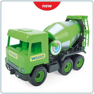 Wader Middle Truck Betoniarka zielona w kartonie - Samochody i pojazdy dla dzieci - miniaturka - grafika 3