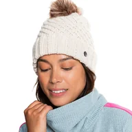 Czapki damskie - Damska Czapka zimowa ROXY BLIZZARDBEANIE HDWR ERJHA03870-TEC0 – Beżowy - miniaturka - grafika 1