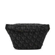 Nerki - Saszetka nerka Calvin Klein Jeans Unstructured Monogram Waistbag LV04G3177G Czarny - miniaturka - grafika 1
