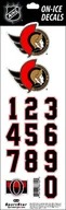 Hokej - Numery na kasku Sportstape  ALL IN ONE HELMET DECALS - OTTAWA SENATORS - miniaturka - grafika 1