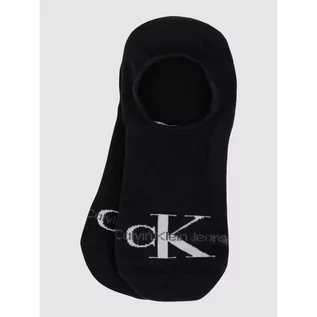 Skarpetki męskie - Skarpetki stopki wysokie z logo - CK Calvin Klein - grafika 1
