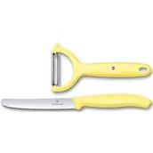 Noże kuchenne - Victorinox Zestaw nóż ząbkowany, obieraczka do warzyw - yellow (6.7116.23L82) 6.7116.23L82 - miniaturka - grafika 1