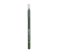Kredki do oczu - GOSH - Matte Eye Liner - Wodoodporna matowa kredka do oczu - 1,2 g - 018 OLIVE GREEN - miniaturka - grafika 1