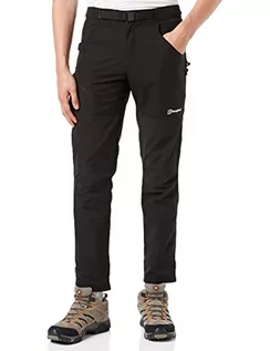 Spodnie męskie - Berghaus spodnie softshellowe Fast Hike Wo Pants Am Black 38 - grafika 1