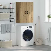 Szafki łazienkowe - vidaXL Szafka wisząca Montowane na ścianie Brązowy 69.5 x 34 x 90 cm - miniaturka - grafika 1