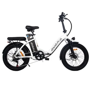 AVAKA BZ20 PLUS Electric Bike Foldable 20*3 0 Inch Fat Tires 500W Brushless Motor 25Km/h Max Speed 48V 18 2Ah Battery 100Km Ran - Rowery elektryczne - miniaturka - grafika 1
