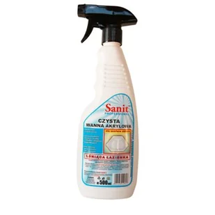 Mleczko czyszczące Czysta wanna i brodziki akrylowe 500 ml Sanit - Środki do kuchni i łazienki - miniaturka - grafika 1